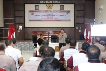 Pemeriksaan Kesehatan Berkala Bid Dokkes Polda Aceh di Polres Aceh Timur